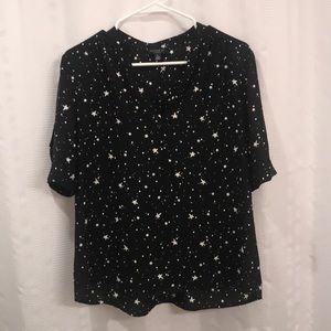 Current Air black short sleeve shirt, size S, NWOT